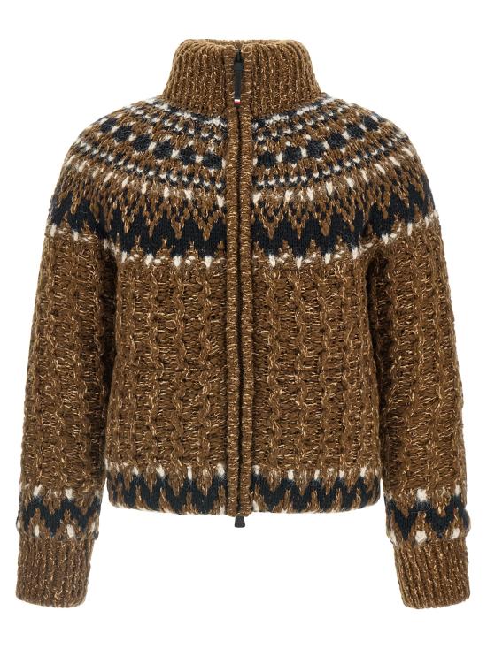 25FW 몽클레어 가디건 K20979B00012M7948F22 Brown