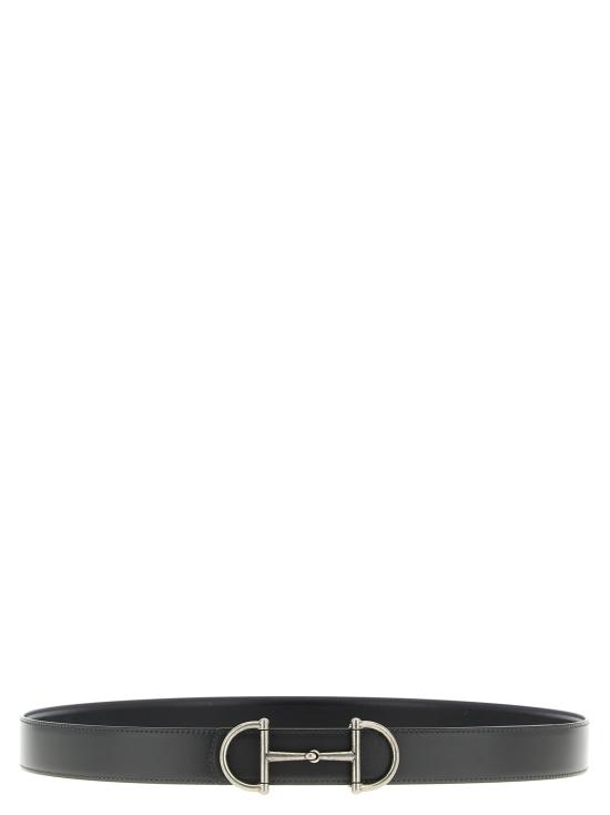 25FW 구찌 홀스빗 리버시블 레더 벨트 8472730YATC1082 Multicolor - GUCCI