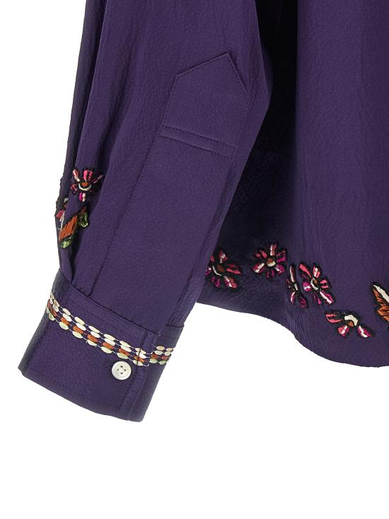 25FW 보디 긴팔 셔츠 MRF25SH048ULTRAMARINE Purple - BODE