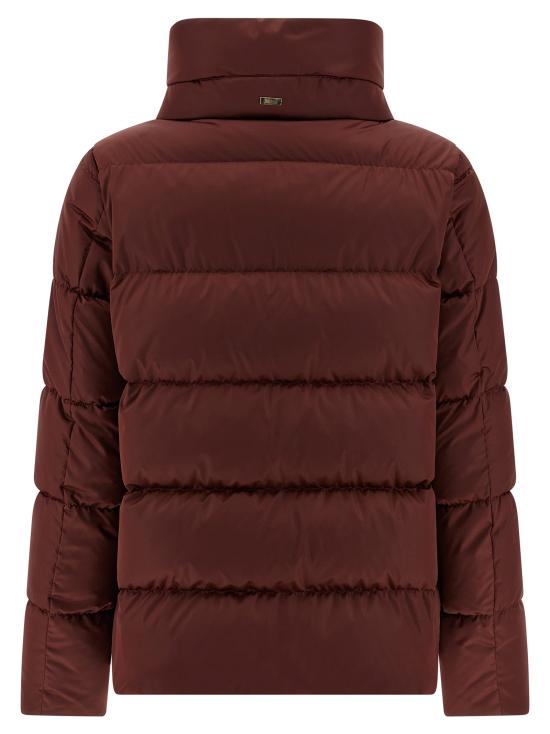 25FW 에르노 새틴 케이 다운 자켓 PI001936D12170Z6705 Bordeaux - HERNO
