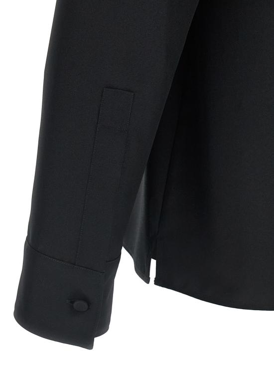 25FW 구찌 테크니컬 파나마 셔츠 850332ZAFKB1000 Black - GUCCI