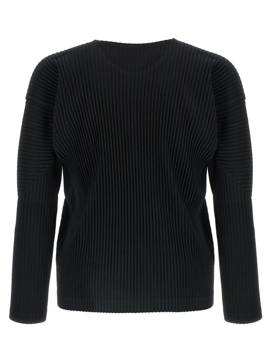26SS 옴므 플리세 이세이 미야케 베이직 롱슬리브 티셔츠 HP59JK52115 Black - HOMME PLISSE' ISSEY MIYAKE
