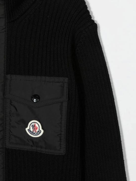 25FW [키즈] 몽클레어 가디건 K29549B00008 M1241 999 NERO - MONCLER