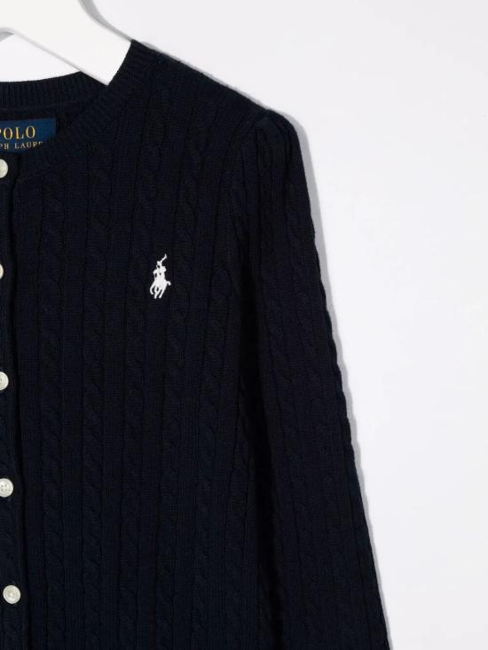 25FW [키즈] 랄프 로렌 가디건 313543047 011 HUNTER NAVY - RALPH LAUREN