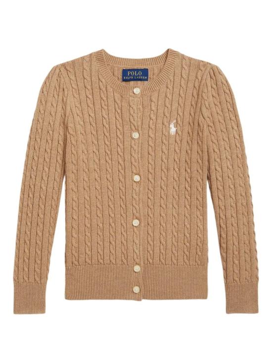 25FW [키즈] 랄프 로렌 가디건 313543047 082 CAMEL