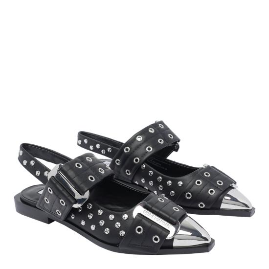 25FW 스티브매든 플랫 슈즈 GRAND AVE S BLACK Black - STEVE MADDEN