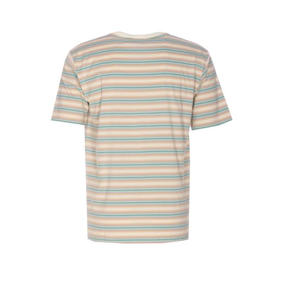 25FW 오라리 반팔 티셔츠 A25AT02GJ FADE BLUE STRIPE MultiColour - AURALEE