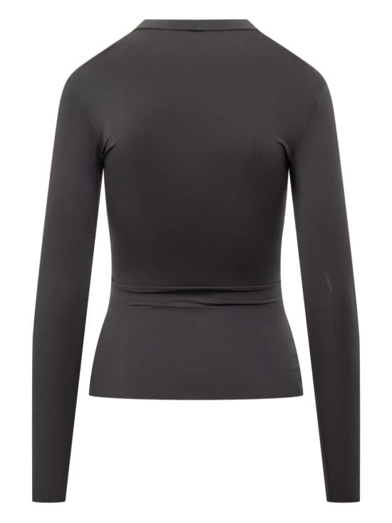 25FW 마린세르 긴팔 티셔츠 WTS005A CJER0094BK99 Black - MARINE SERRE