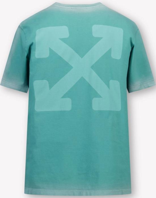 25FW [키즈] 오프화이트 티셔츠 OBAA002F25JER00F 5950 Teal lig - OFF WHITE