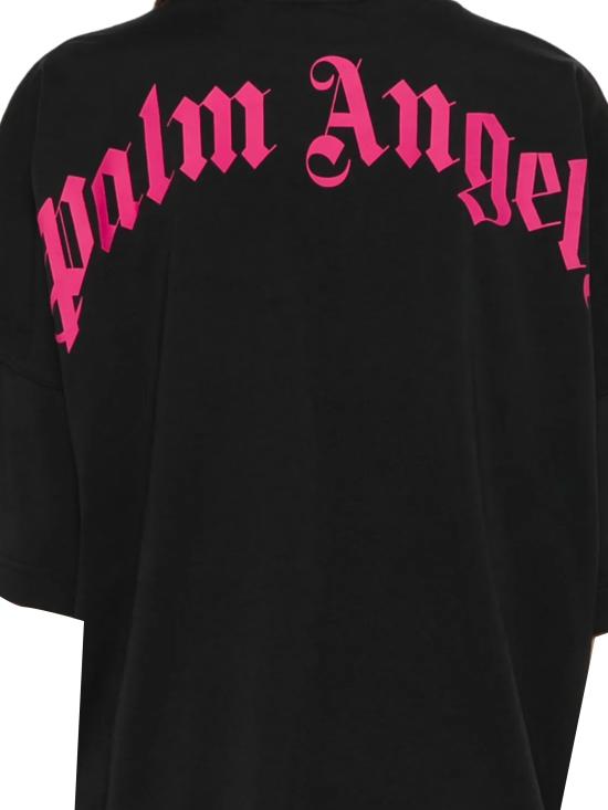 25SS 팜앤젤스 반팔 티셔츠 PWAA023S25JER002 1032 BLACK FU - PALM ANGELS