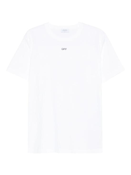 25FW 오프화이트 반팔 티셔츠 OMAA027F25JER005 0110 WHITE BL