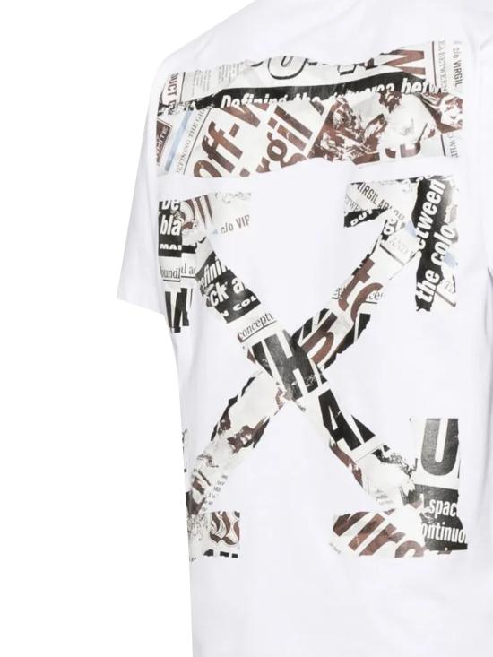 25FW 오프화이트 반팔 티셔츠 OMAA027F25JER005 0110 WHITE BL - OFF WHITE