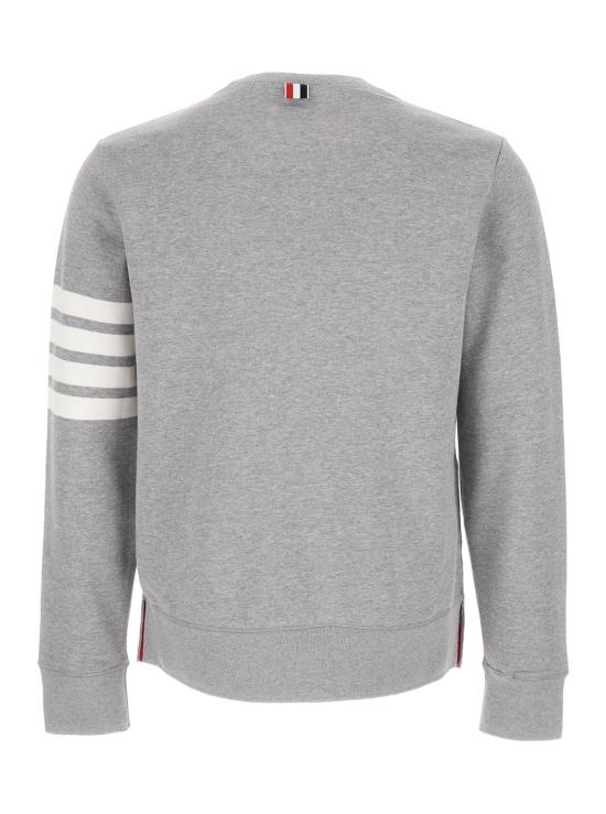 26FW 톰브라운 로고 패치 엔지니어드 4바 스웨트셔츠 MJT021H00535068 Grey - THOM BROWNE