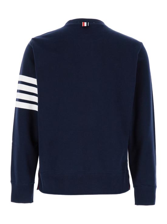 26SS 톰브라운 로고 패치 엔지니어드 4바 스웨트셔츠 MJT021H00535461 Blu - THOM BROWNE