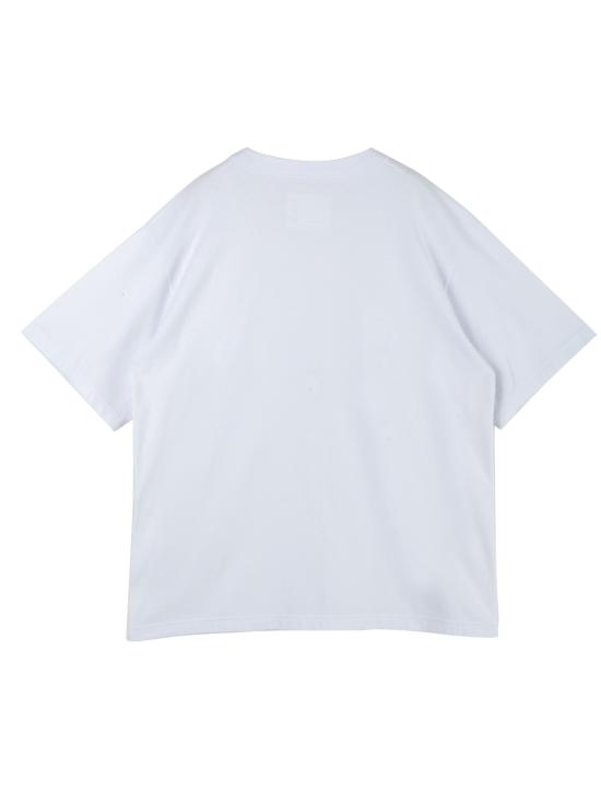 25FW 사카이 X 칼하트 WIP 반팔 티셔츠 25 00995S 101 White - SACAI X CARHARTT WIP