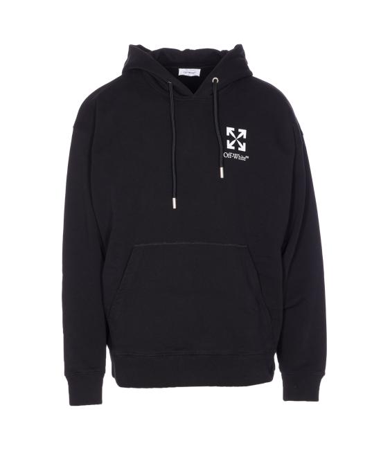 25FW 오프화이트 긴팔 티셔츠 OMBB085F25FLE015 1001 BLACK WH