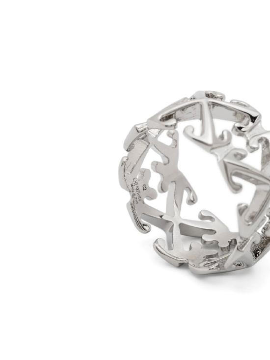 25FW 오프화이트 반지 OMOC07BC99MET001 7200 SILVER N - OFF WHITE