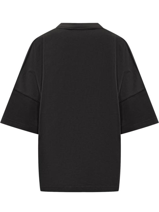 25FW 팜앤젤스 반팔 티셔츠 PWAA07CF25JER001 1003 BLACK OF - PALM ANGELS