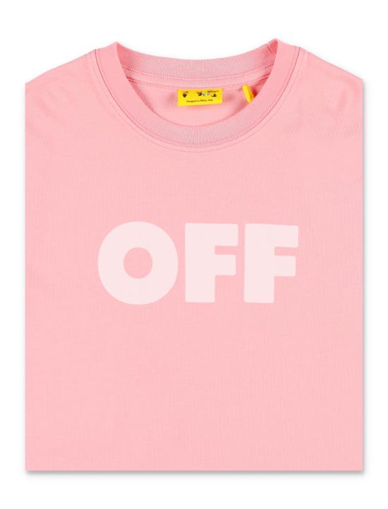 25SS [키즈] 오프화이트 티셔츠 OGAA001S25JER002 303C Pink soft - OFF WHITE
