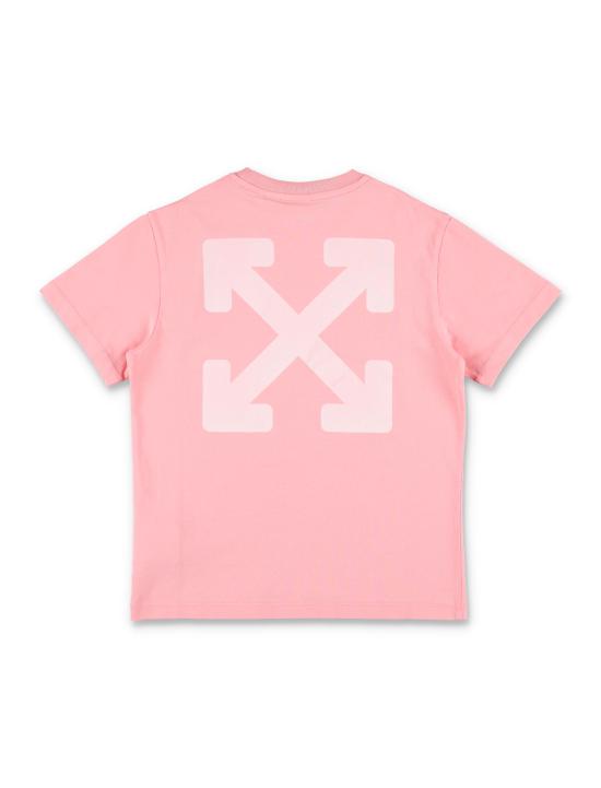 25SS [키즈] 오프화이트 티셔츠 OGAA001S25JER002 303C Pink soft - OFF WHITE