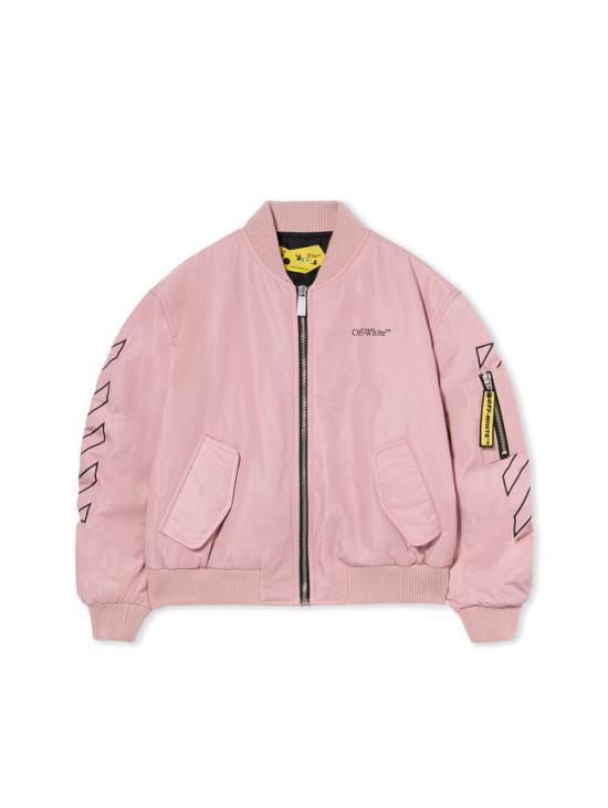 25FW [키즈] 오프화이트 자켓 OGEH004F25FAB001 3B10 Rose pink