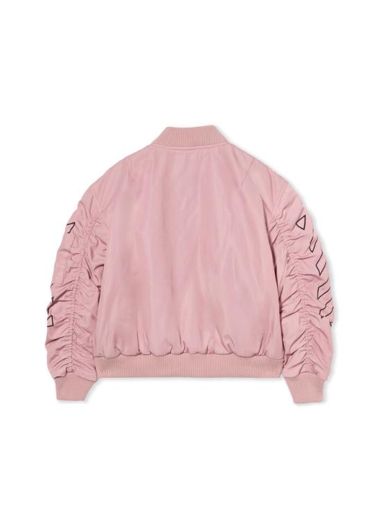 25FW [키즈] 오프화이트 자켓 OGEH004F25FAB001 3B10 Rose pink - OFF WHITE