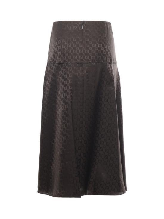 25FW 펜디 숏 스커트 FQ7688 AUQGF1T6H Brown - FENDI