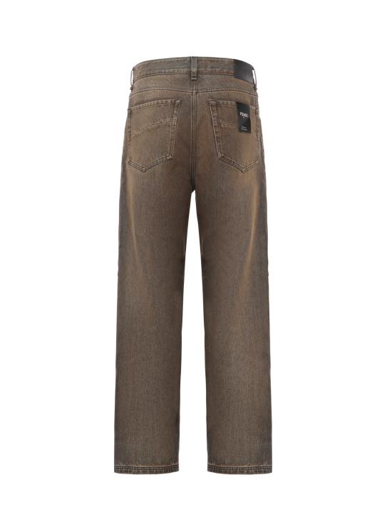 25FW 펜디 데님 팬츠 FLP285 AT2IF0ZJ4 Grey - FENDI