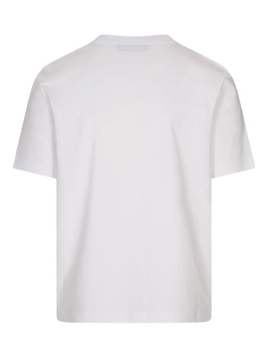 25FW 랑방 반팔 티셔츠 RMTS0012 J300H2501 Optic white - LANVIN