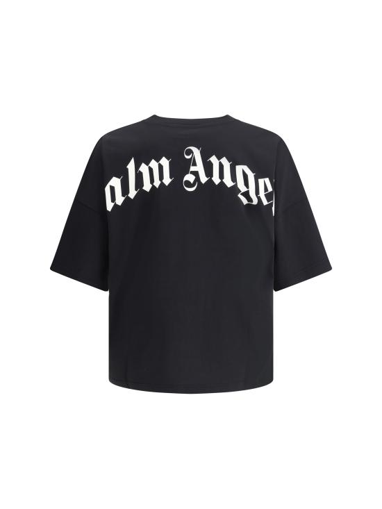 25FW 팜앤젤스 반팔 티셔츠 PMAA10BF25JER001 1003 BLACK OF - PALM ANGELS