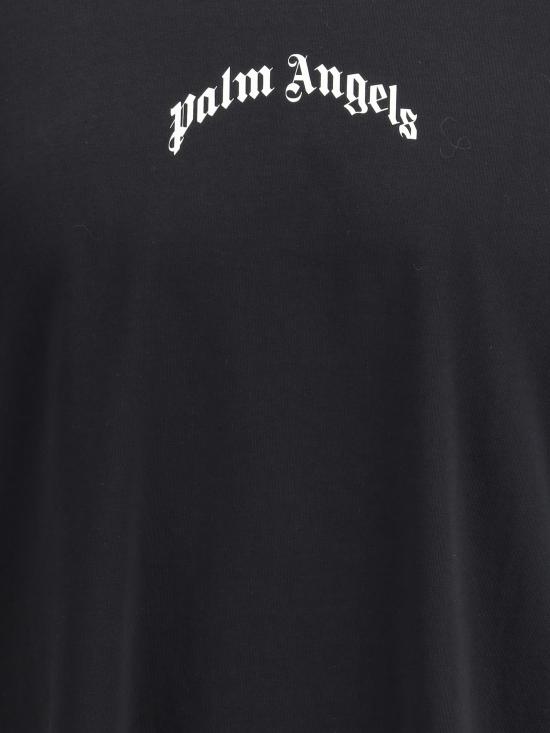 25FW 팜앤젤스 반팔 티셔츠 PMAA10BF25JER001 1003 BLACK OF - PALM ANGELS