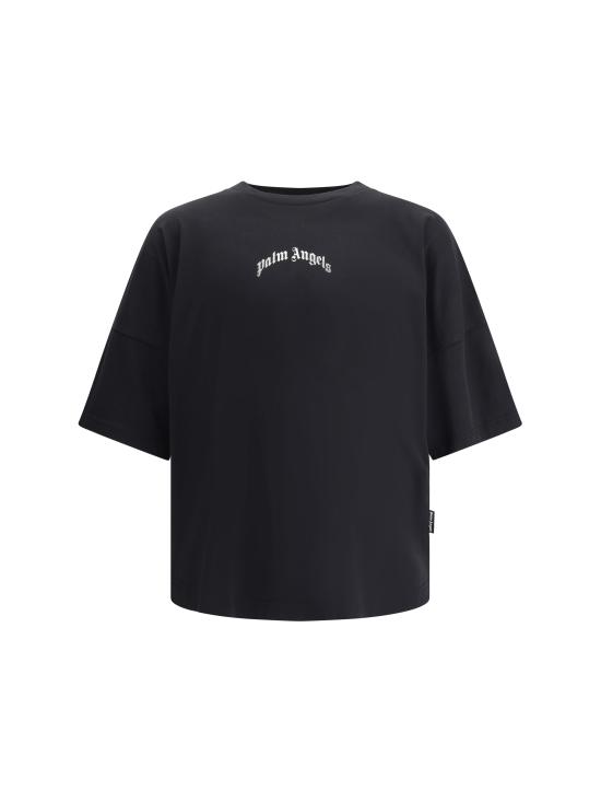 25FW 팜앤젤스 반팔 티셔츠 PMAA10BF25JER001 1003 BLACK OF