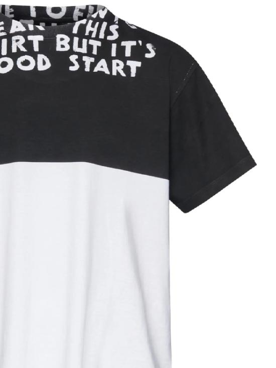 25FW MM6 메종마르지엘라 반팔 티셔츠 SH2GC0033 M20048100 - MM6 MAISON MARGIELA