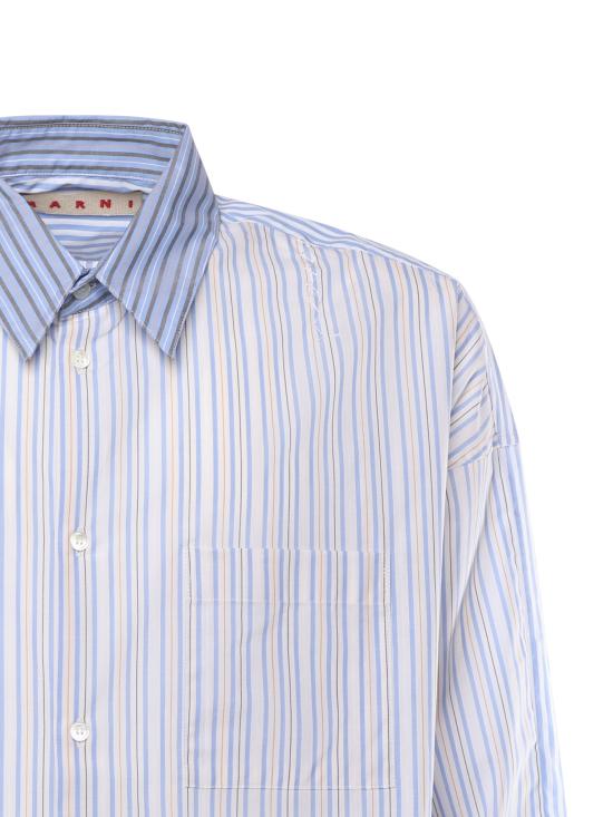 25FW 마르니 셔츠 CUMU0061SQ UTC529STB50 IRISBLUE - MARNI