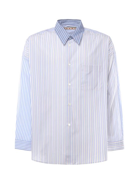 25FW 마르니 셔츠 CUMU0061SQ UTC529STB50 IRISBLUE