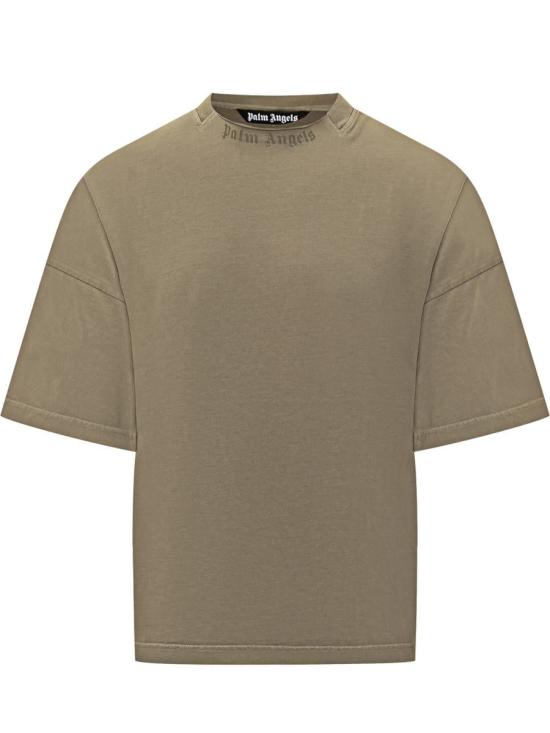 25FW 팜앤젤스 반팔 티셔츠 PMAA10HF25JER001 5852 Army green