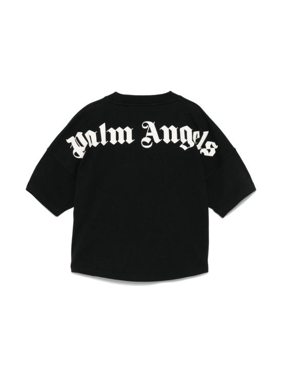 25FW [키즈] 팜앤젤스 티셔츠 PBAA002C99JER002 1003 BLACK OFF - PALM ANGELS