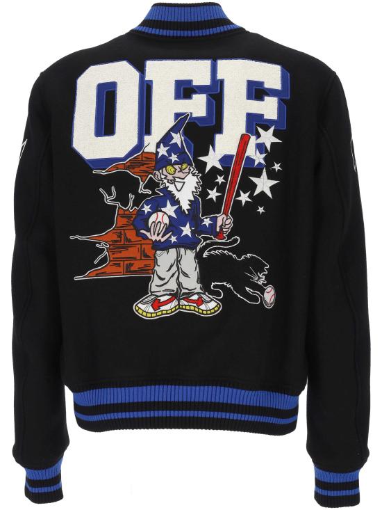 25FW 오프화이트 수트 자켓 OMEH053F25FAB001 1084 BLACK MU - OFF WHITE