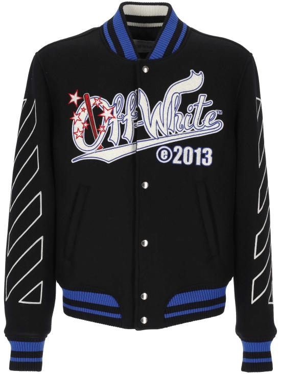 25FW 오프화이트 수트 자켓 OMEH053F25FAB001 1084 BLACK MU