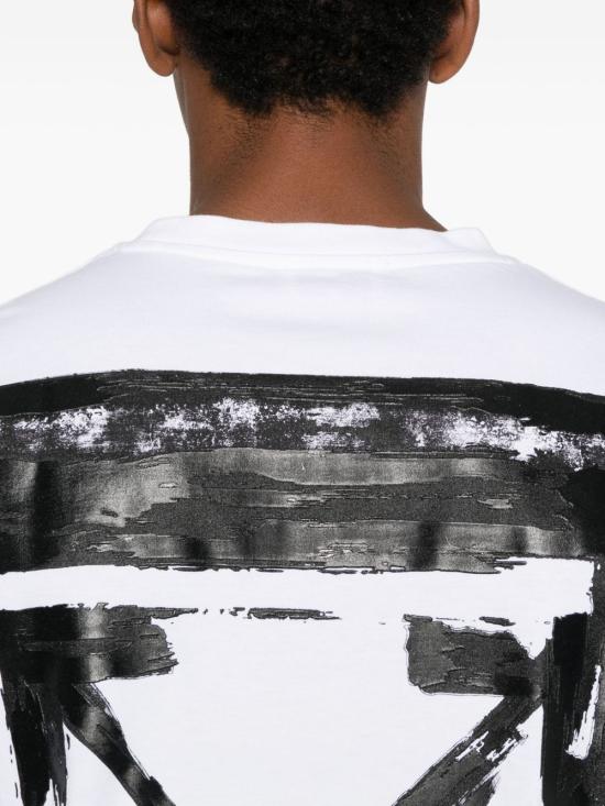 25FW 오프화이트 반팔 티셔츠 OMAA027F25JER007 0110 WHITE BL - OFF WHITE