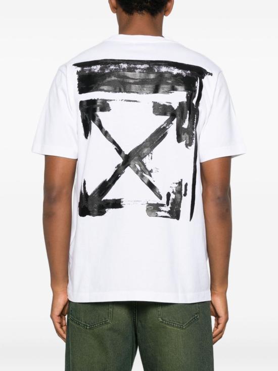 25FW 오프화이트 반팔 티셔츠 OMAA027F25JER007 0110 WHITE BL - OFF WHITE