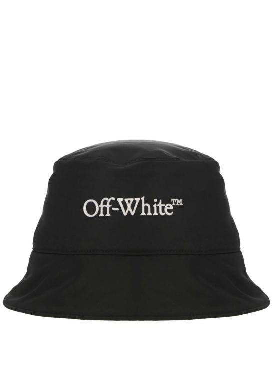 25FW 오프화이트 버킷햇 OMLA034C99FAB006 1001 Black whit