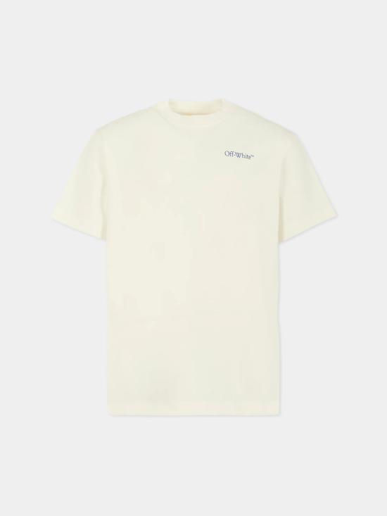 25FW [키즈] 오프화이트 티셔츠 OBAA002F25JER00D 0145 WHITE BL