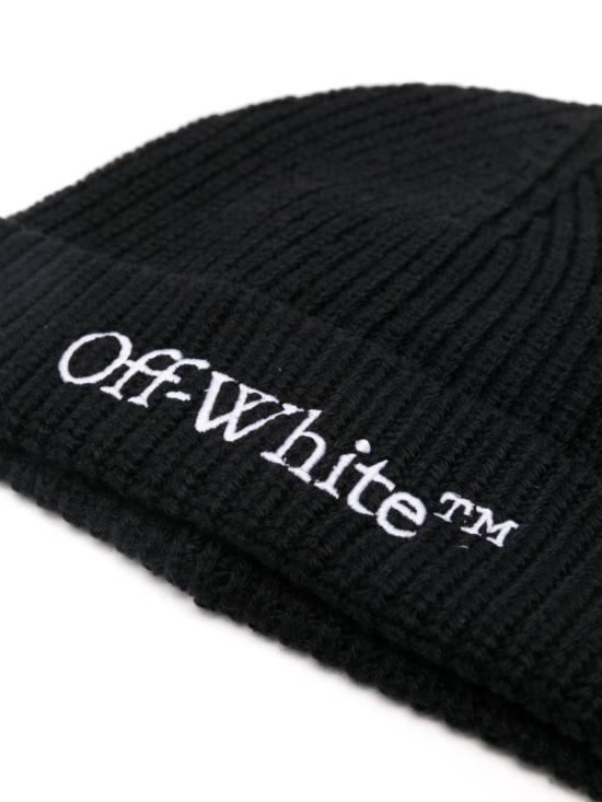  오프화이트 비니 OMLC041C99KNI003 1001 BLACK WH - OFF WHITE