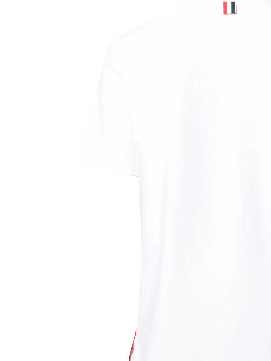 25FW 톰브라운 반팔 티셔츠 MJS252A J0138100 White - THOM BROWNE