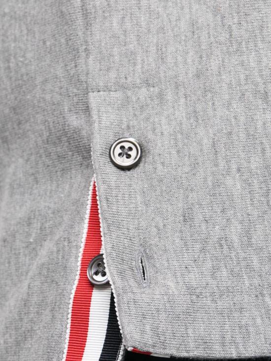 25FW 톰브라운 반팔 티셔츠 MJS252A J0138035 Med grey - THOM BROWNE