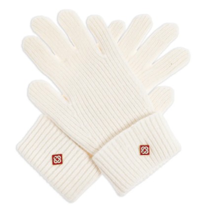 25FW 카사블랑카 장갑 ACC 28101 White