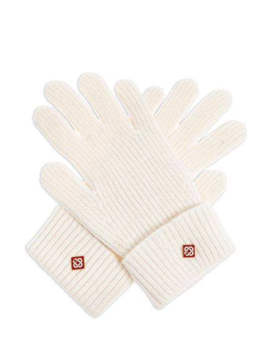 25FW 카사블랑카 장갑 ACC 28101 White - CASABLANCA