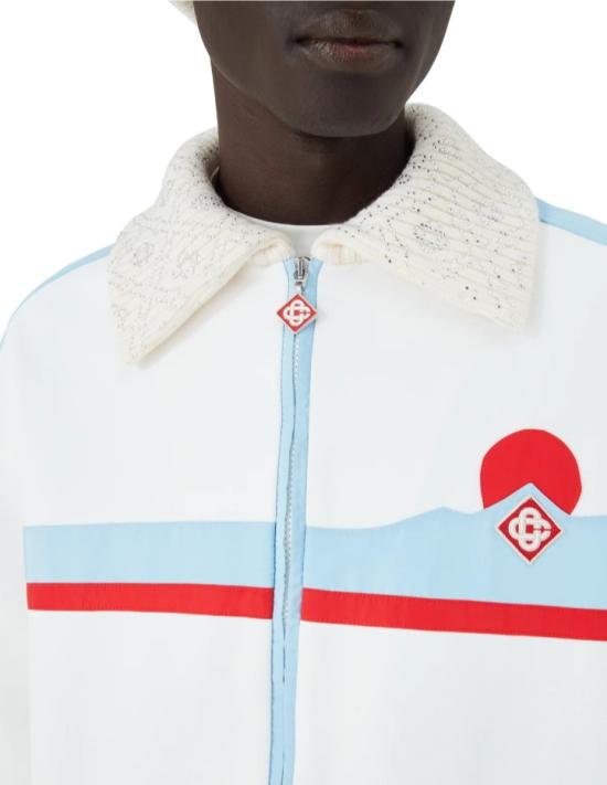 25FW 카사블랑카 스웨터 JTP 39801 Blue - CASABLANCA