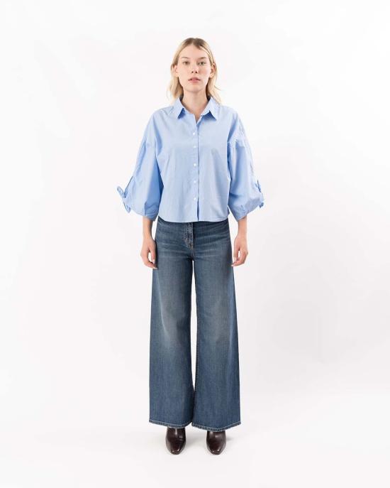  벨벳 셔츠 아를렛 버튼 다운 셔츠 칠 - VELVET